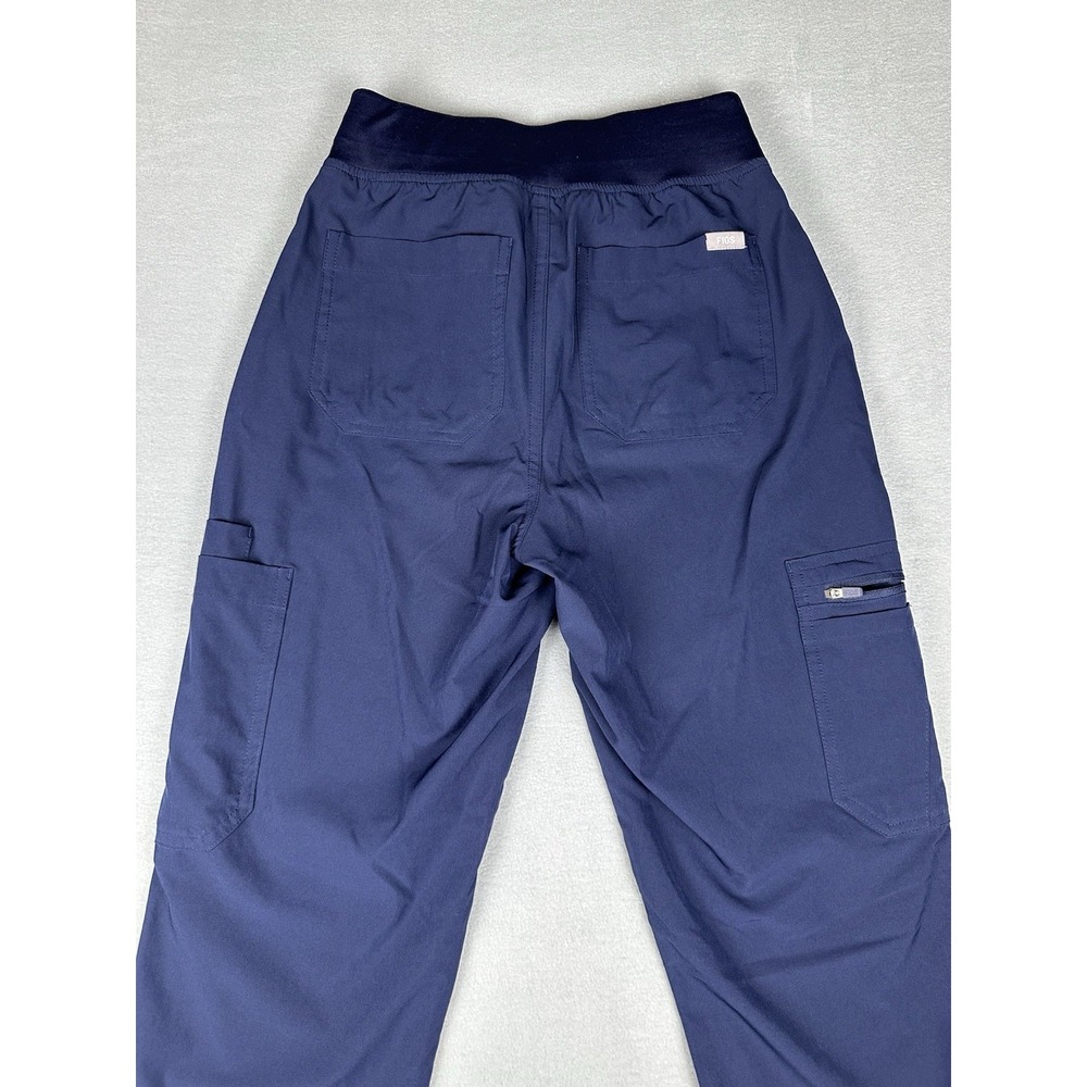 FIGS Women Scrub Pants XXS Tall Navy Blue Yola Skinny Technical Collection - Picture 6 of 8